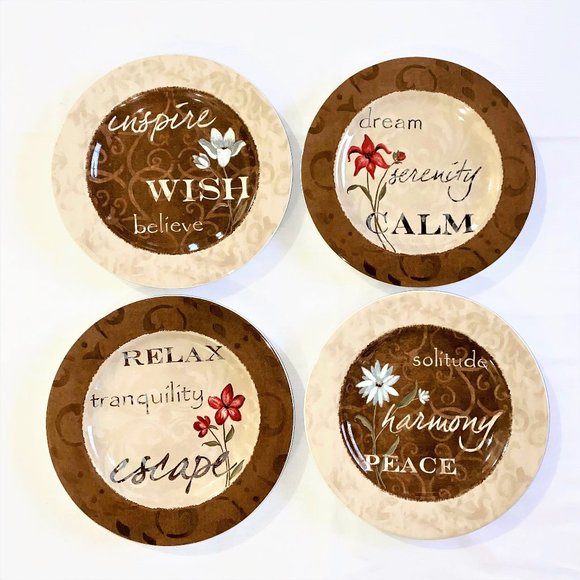 Mikasa Accents Earthly Inspirations By Mikasa Dessert Plates Poshmark